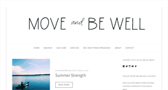 Desktop Screenshot of moveandbewell.com